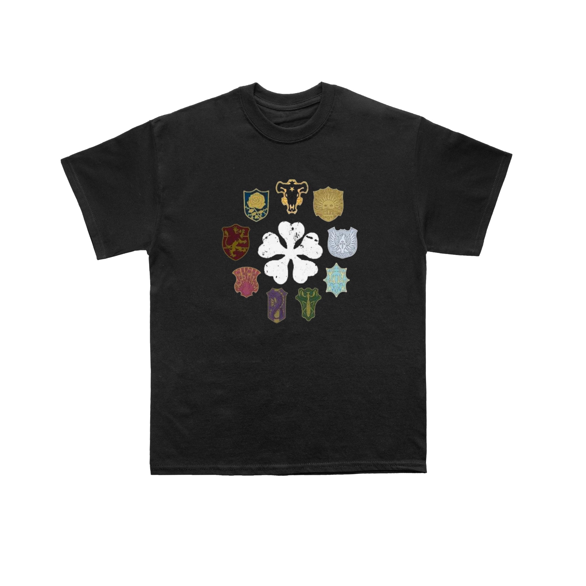 Anime Inspired Vintage  Black  T Shirt