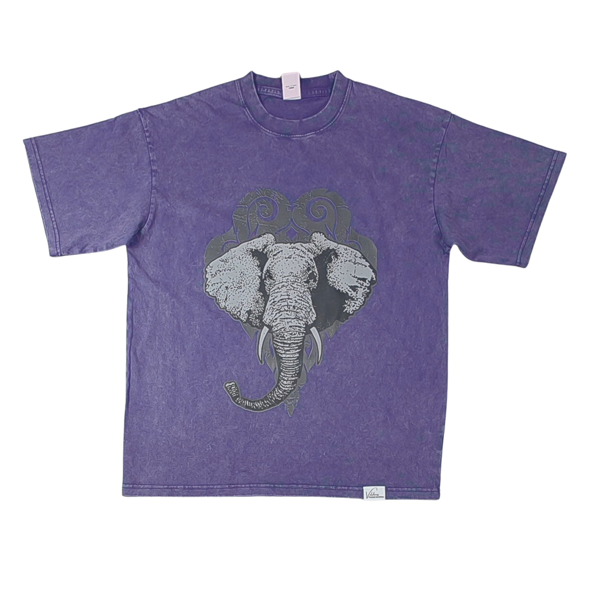 Elephant Purple  Tee